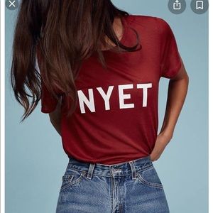 NYET  reformation tee